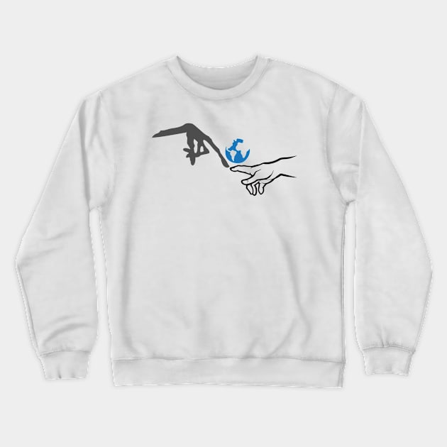 Alien Crewneck Sweatshirt by justSVGs